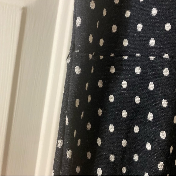 Zara Polka Dot Bodycon Belted Dress Size Medium - Picture 5 of 9